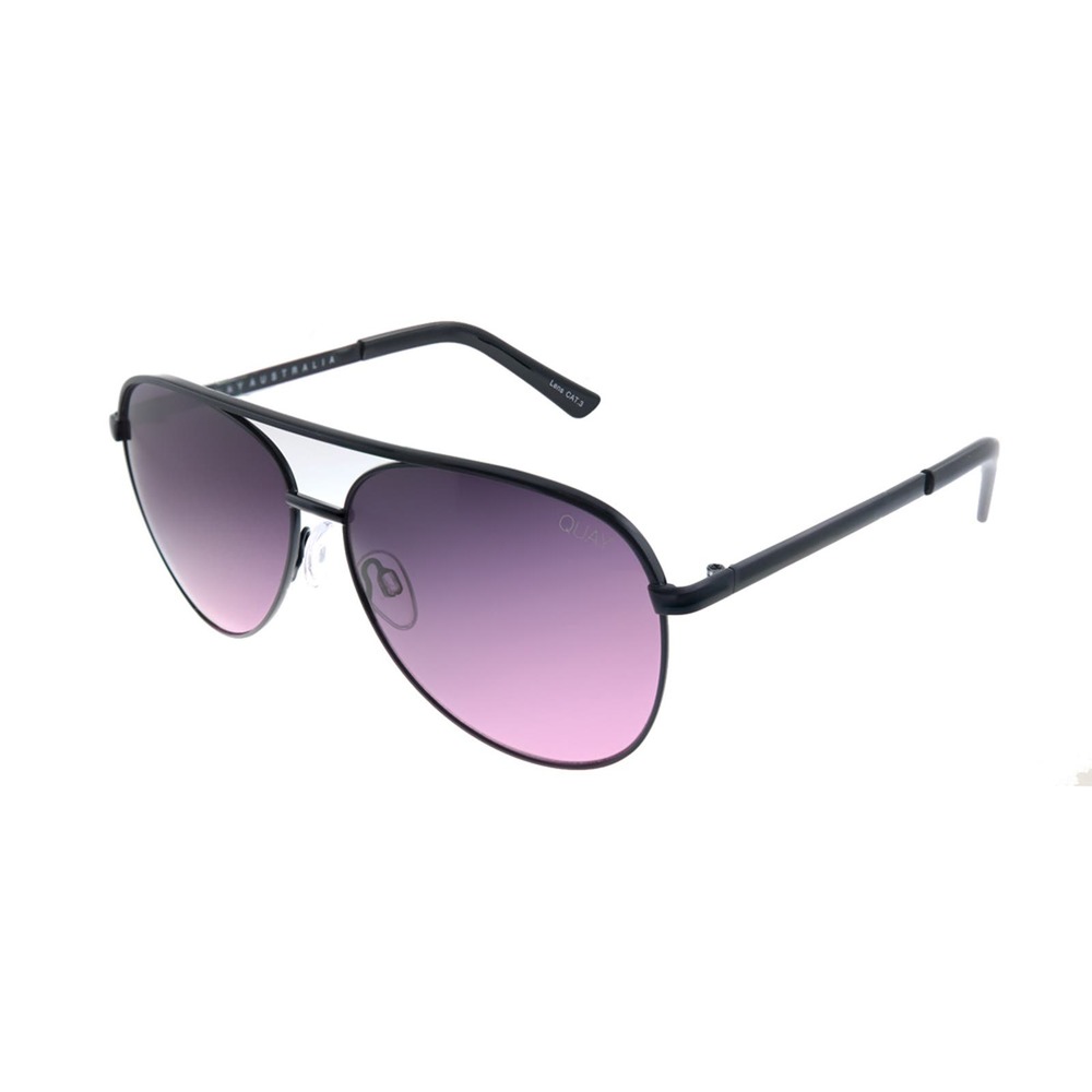 Quay Australia Vivienne Mini Aviator Black/Purple NWT